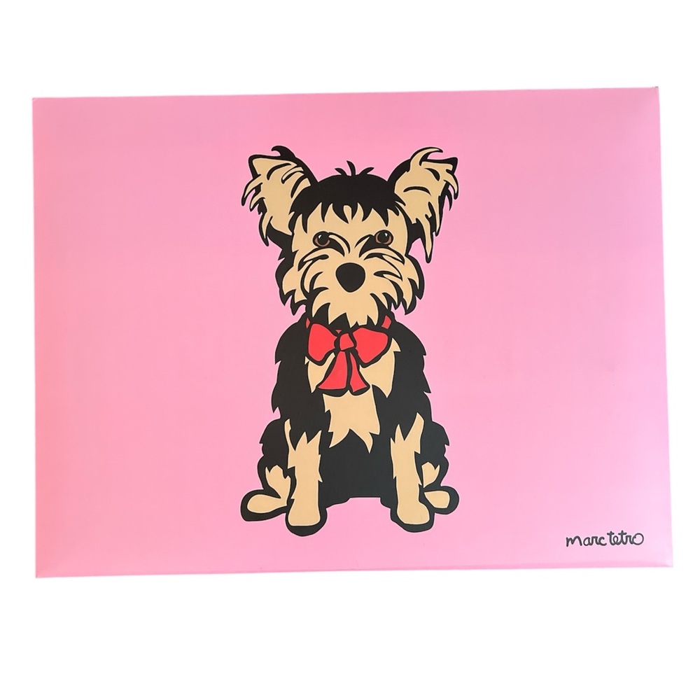 Marc Tetro Pink Yorkie Backpack and Wallet Set.NIB - Picture 5 of 7